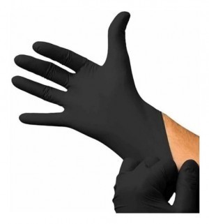 SUPLIMED GUANTE DE NITRILO NEGRO L x 100u